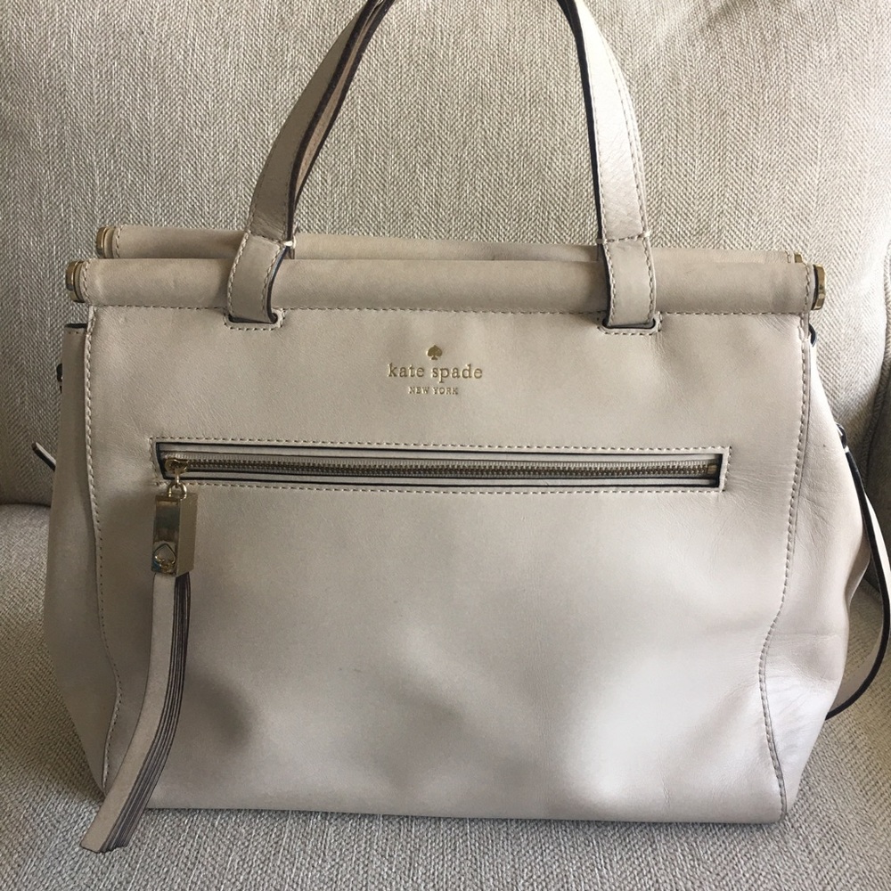 Kate Spade Ivory Leather Purse